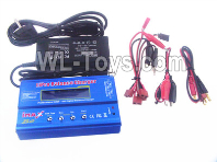 Wltoys 104020 Parts Upgrade B6 Balance charger and Power Charger unit-Can charger 2S 7.4v or 3S 11.1V Battery.